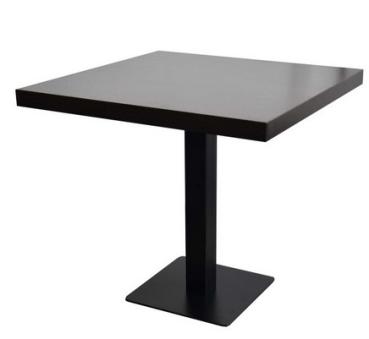 Tisch dunkelbraun 80x80cm